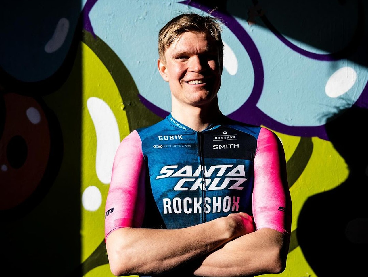 PROFFLAG: Petter Fagerhaug er tilbake på et internasjonalt profflag. Foto: Team Santa Cruz RockShox.