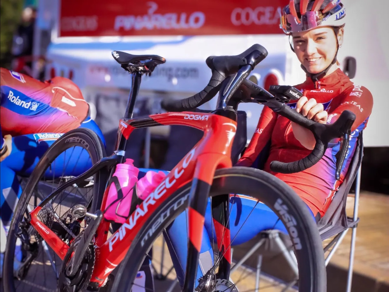 HISTORIE: Pinarello skriver historie, når de nå går inn i World Touren. Foto: Roland Cycling Team. HISTORIE: Pinarello skriver historie, når de nå går inn i World Touren. Foto: Roland Cycling Team.