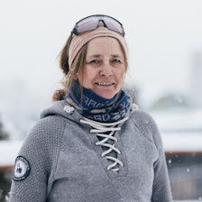 TURDAME: Turgleden er over gjennomsnittlig sterk hos Kathinka Gyllenhammar. – Jeg har nok hatt det ganske fritt så lenge jeg har vært på tur. Jeg har fått lov til å prøve og feile og det lærer man mye av, sier hun. Foto: Kristoffer H. Kippernes kathinka gyllenhammar