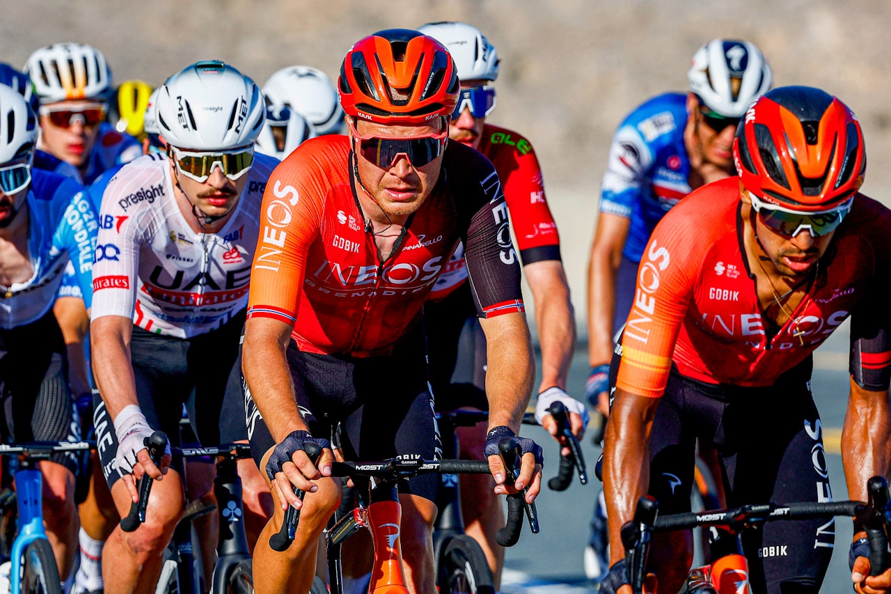 GODE TENDENSER: Tobias Foss satt lenge med helt foran på den 3. etappen av UAE Tour. Foto: Cor Vos GODE TENDENSER: Tobias Foss satt lenge med helt foran på den 3. etappen av UAE Tour. Foto: Cor Vos