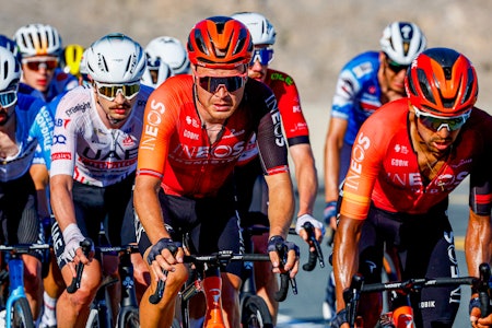 GODE TENDENSER: Tobias Foss satt lenge med helt foran på den 3. etappen av UAE Tour. Foto: Cor Vos GODE TENDENSER: Tobias Foss satt lenge med helt foran på den 3. etappen av UAE Tour. Foto: Cor Vos