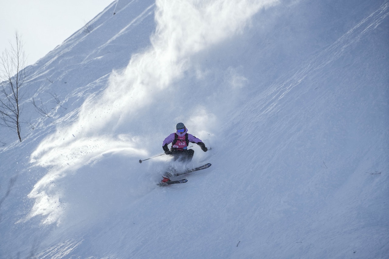 KNALLVÆR: Og ny rekord i antall påmeldte under årets Høkkers Freeride. Foto: Marius Nilsen Høkkers Freeride