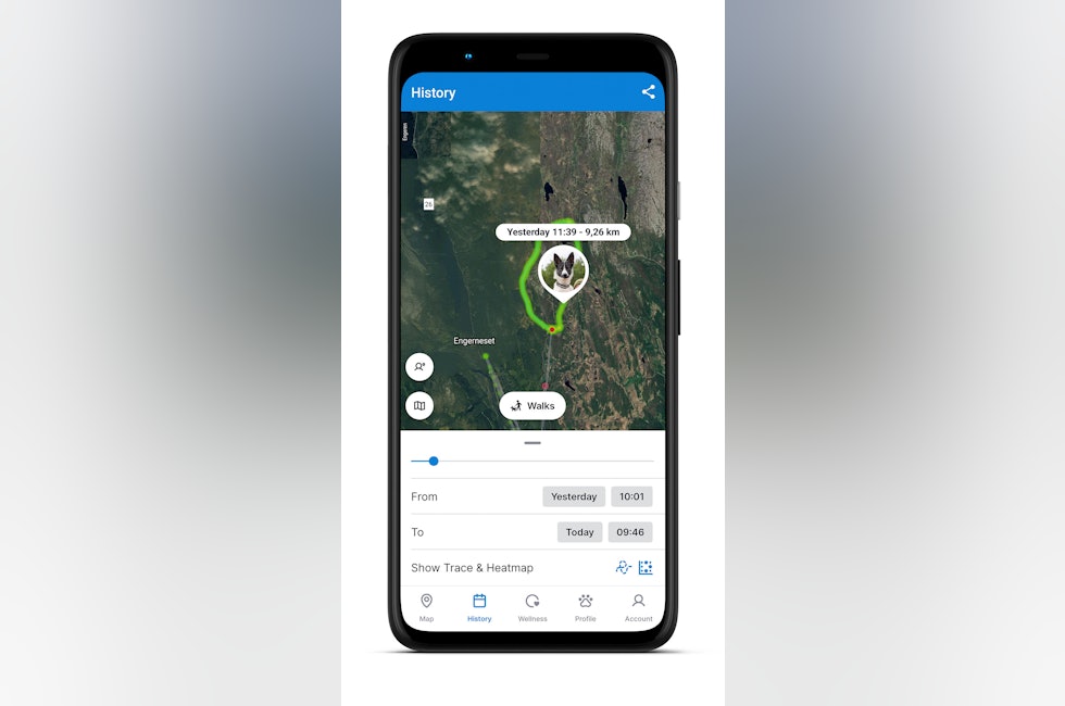 Tractive app