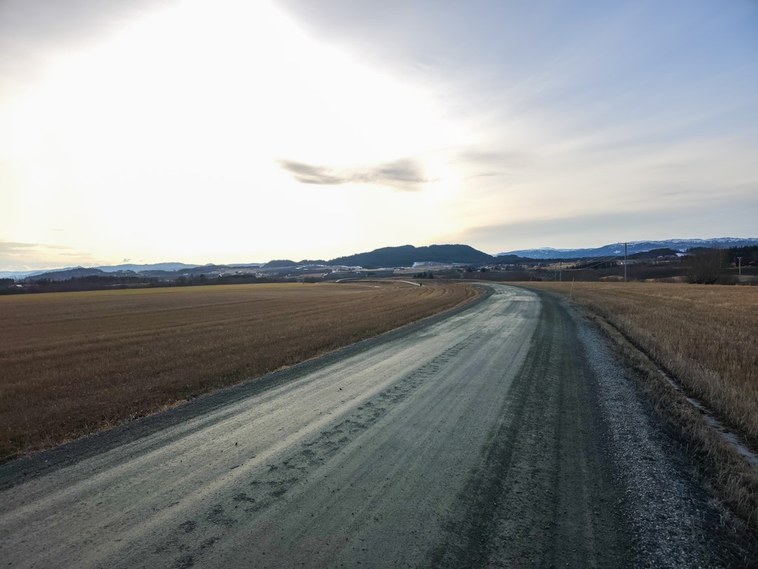 GRUS: Det er et par fine grusveier fra Spongdalsvegen og over til Hangerslettvegen. De er også is- og snøfrie, men litt våte og seige. Foto: Knut Andreas Lone GRUS: Det er et par fine grusveier fra Spongdalsvegen og over til Hangerslettvegen. De er også is- og snøfrie, men litt våte og seige. Foto: Knut Andreas Lone