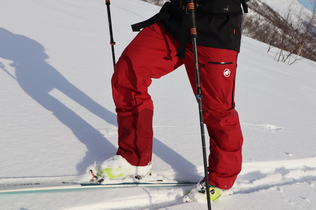 bein på skitur
