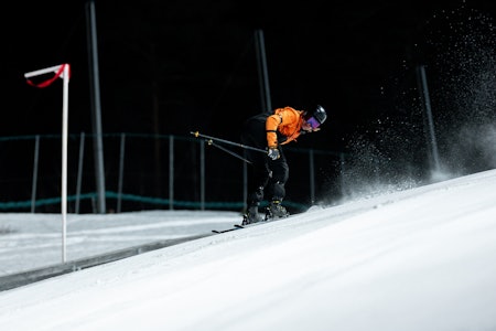 NY VERDENSREKORD: Den nye rekorden til Anders Backe er på 133,46 km/t! Foto: Gisle Johnsen NY VERDENSREKORD: Den nye rekorden til Anders Backe er på 133,46 km/t! Foto: Gisle Johnsen