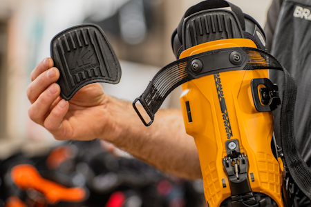 SPOILER: På de fleste nye skisko følger det med en spoiler. Foto: Sigurd Ekeli Brimsby SPOILER: På de fleste nye skisko følger det med en spoiler. Foto: Sigurd Ekeli Brimsby