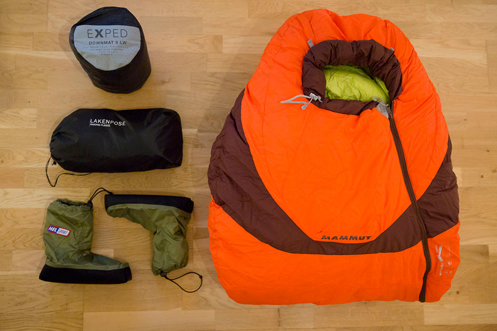 utstyr fjellskitur over grønlnad