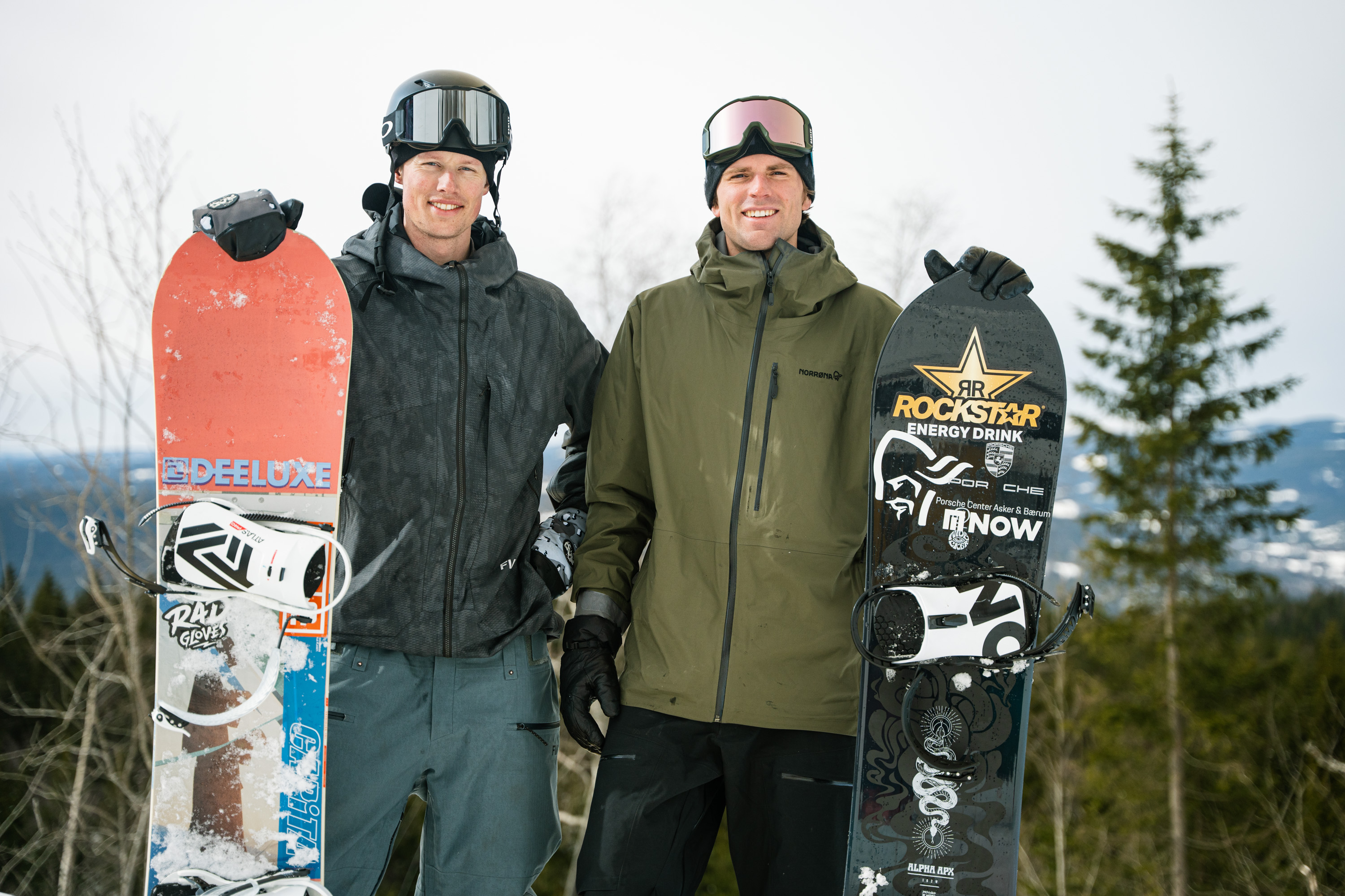 180: Markus Olimstad og Mons Røisland går gjennom frontside og backside 180. Foto: Christian Nerdrum