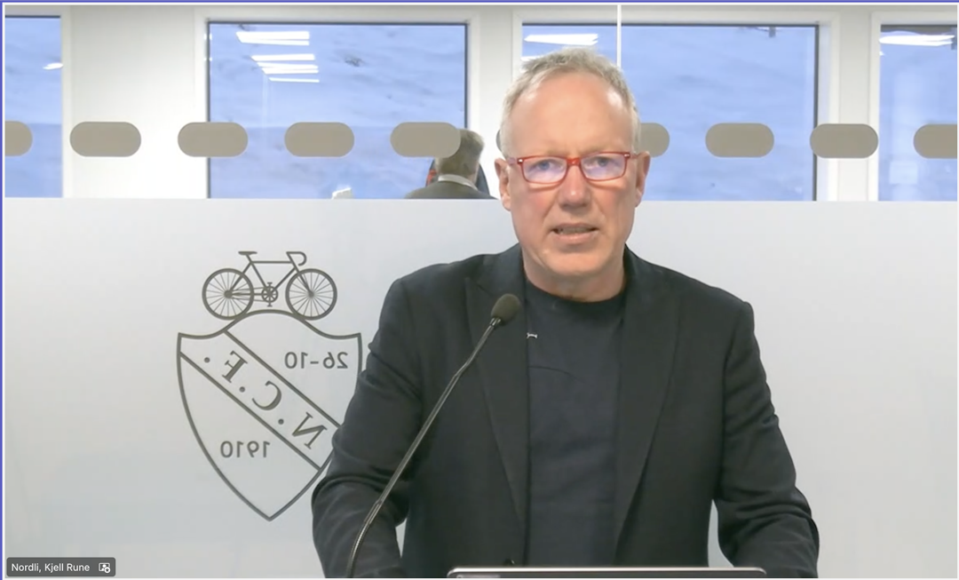 KRYSTALLKLAR: Nå avgåtte president Jan Oddvar Sørnes tok under forrige helgs diditale sykkelting et knallhardt oppgjør med enkeltmenneskers oppførsel på facebook. Skjermdump.