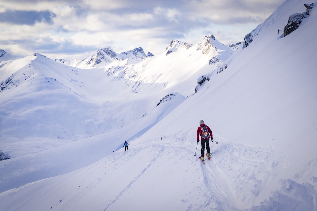 IDYLL: Tenk å konkurrere i slikt landskap. Foto: Kristin Folsland Olsen Lofoten Skimo 2024