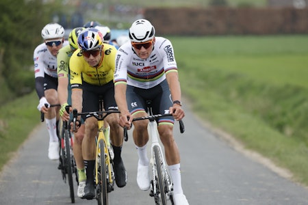 STJERNEDUELL: Mathieu van der Poel vs. Wout van Aert for første gang denne sesongen. Foto: Cor Vos