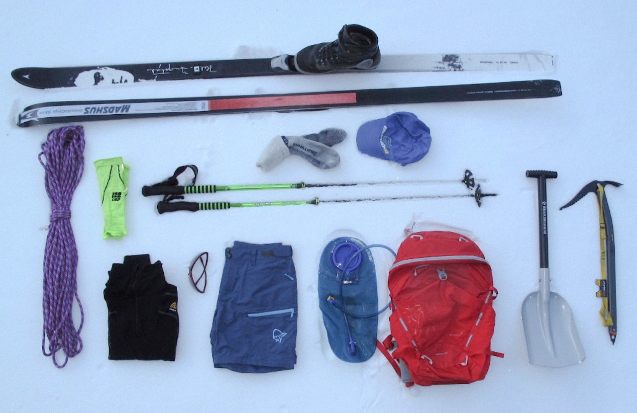 SKITUR: Fra en tidligere vårskitur i Jotunheimen. Foto: Sigurd Rønningen pakkeliste