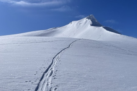 skispor mot fjell