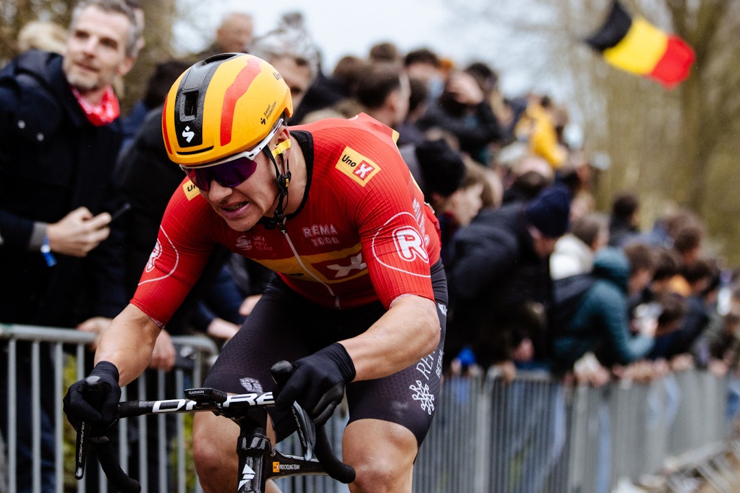 FORMSTERK: Jonas Abrahamsen har imponert både i E3 Saxo Classic og Dwars door Vlaanderen den siste tiden. Foto: Harry Talbot FORMSTERK: Jonas Abrahamsen har imponert både i E3 Saxo Classic og Dwars door Vlaanderen den siste tiden. Foto: Harry Talbot