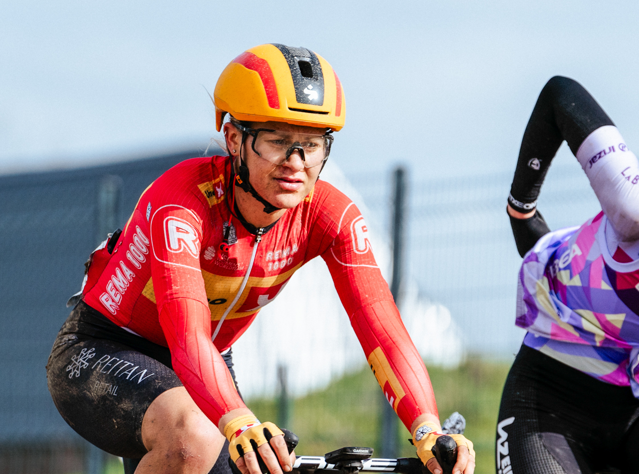 BRUDD: Katrine Aalerud syklet flere uker med brudd i ryggen. Foto: Foto: X.Pereyron
