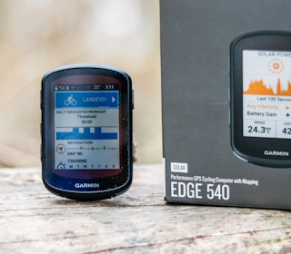 garmin edge 540 test solar