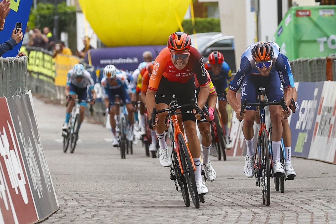 SEIER: Tobias Foss med en ny milepæl i sykkelkarrieren. Foto: Cor Vos SEIER: Tobias Foss med en ny milepæl i sykkelkarrieren. Foto: Cor Vos