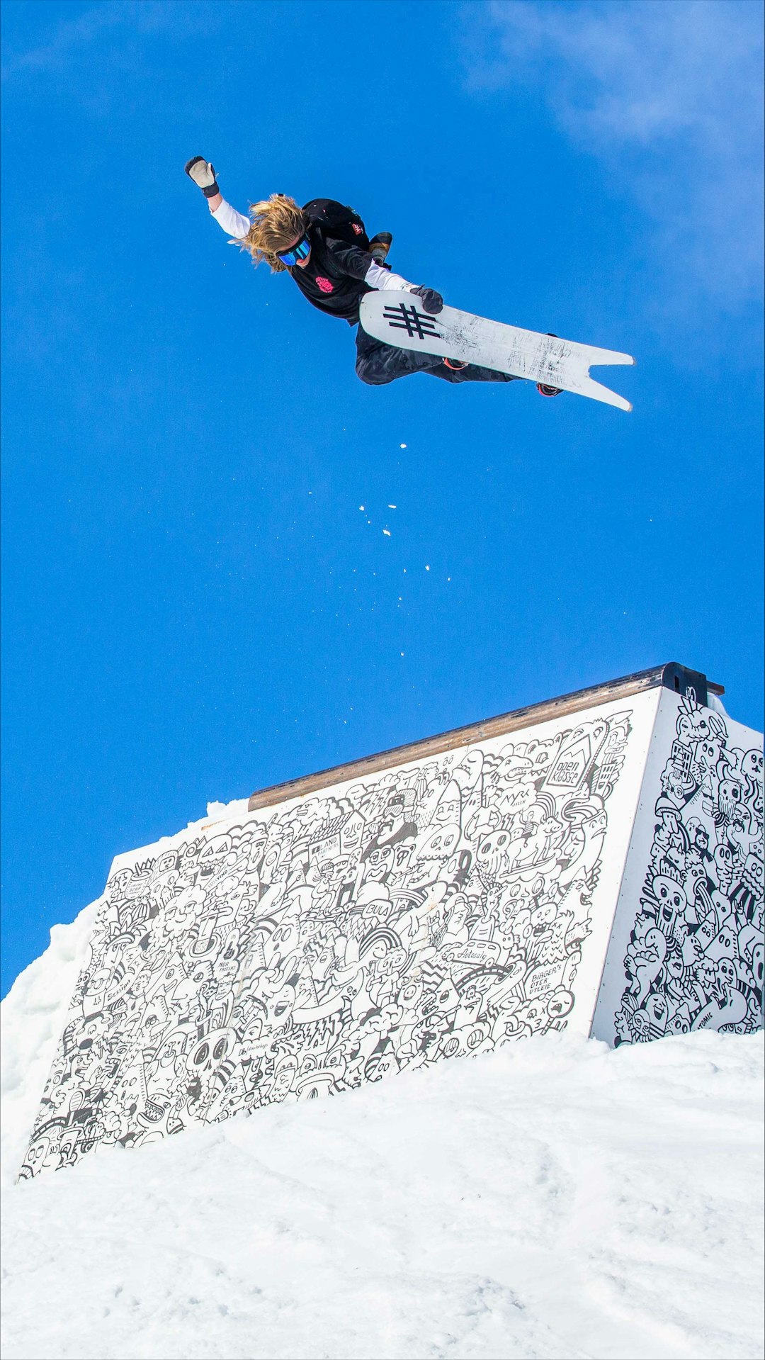 HELT ÅPEN: Open klasse er et arrangement for både snowboard og ski. Bilde: Finn Burrows og Chris Baldry/Norways Best 