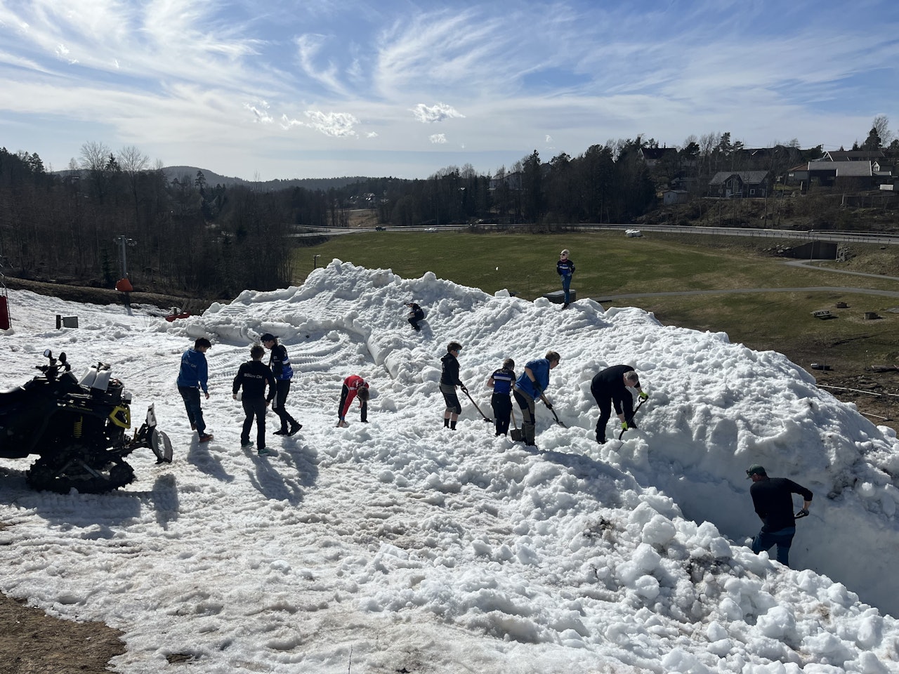 DUGNAD: Arrangøren har stått på for å få løypene klare til Soon Bike Days. Foto: Martin Frøland. soon bikedays 2024