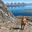 TOPP TUR: På tur Dønnamannen har du formidabel utsikt over Helgeland. dønnamannen