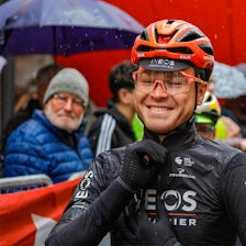 SMIIIIL: Tobias Foss er klar for Giro d'Italia 2024. Foto: Cor Vos