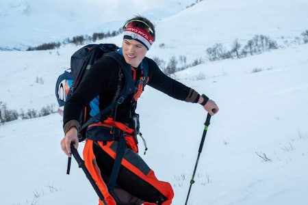 ÅPEN OM NESTENULYKKEN: Marthin Kirkhus forteller om skredulykken på Kirketaket i Romsdal 21. april. Foto: Privat mann på skitur
