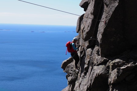 EKSPONERT: Via Ferrata Ravnfloget. Foto: Ravnfloget AS Via Ferrata Ravnfloget