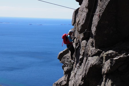 EKSPONERT: Via Ferrata Ravnfloget. Foto: Ravnfloget AS Via Ferrata Ravnfloget