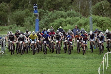 HØY REKRUTTERING: Og solid bredde i norsk terrengsykling gjenspeiler seg også under NM. Søndag fikk Knut Røhme igjen hard kamp om seieren. Dette bildet er for øvrig hentet fra Norgescup-rittet på Skullerud tidligere i våres. FOTO: Snorre Veggan HØY REKRUTTERING: Og solid bredde i norsk terrengsykling gjenspeiler seg også under NM. Søndag fikk Knut Røhme igjen hard kamp om seieren. Dette bildet er for øvrig hentet fra Norgescup-rittet på Skullerud tidligere i våres. FOTO: Snorre Veggan