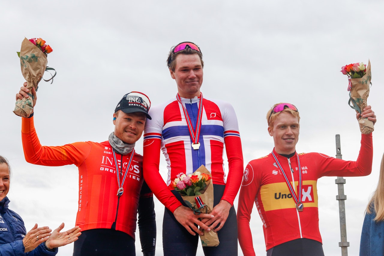 TREKLØVER: F.v. Tobias Foss, Søren Wærenskjold og Andreas Leknessund har dominert norsk temposykling de siste årene. Foto: Knut Andreas Lone. TREKLØVER: F.v. Tobias Foss, Søren Wærenskjold og Andreas Leknessund har dominert norsk temposykling de siste årene. Foto: Knut Andreas Lone.