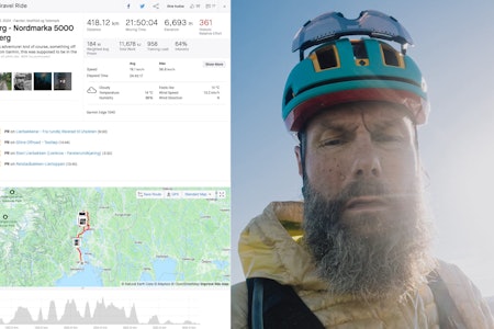 LANGT: Bendilk Heiberg tar lett på sin egen midtlivskrise, og dro på skikkelig langtur. Foto: Privat. LANGT: Bendilk Heiberg tar lett på sin egen midtlivskrise, og dro på skikkelig langtur. Foto: Privat.
