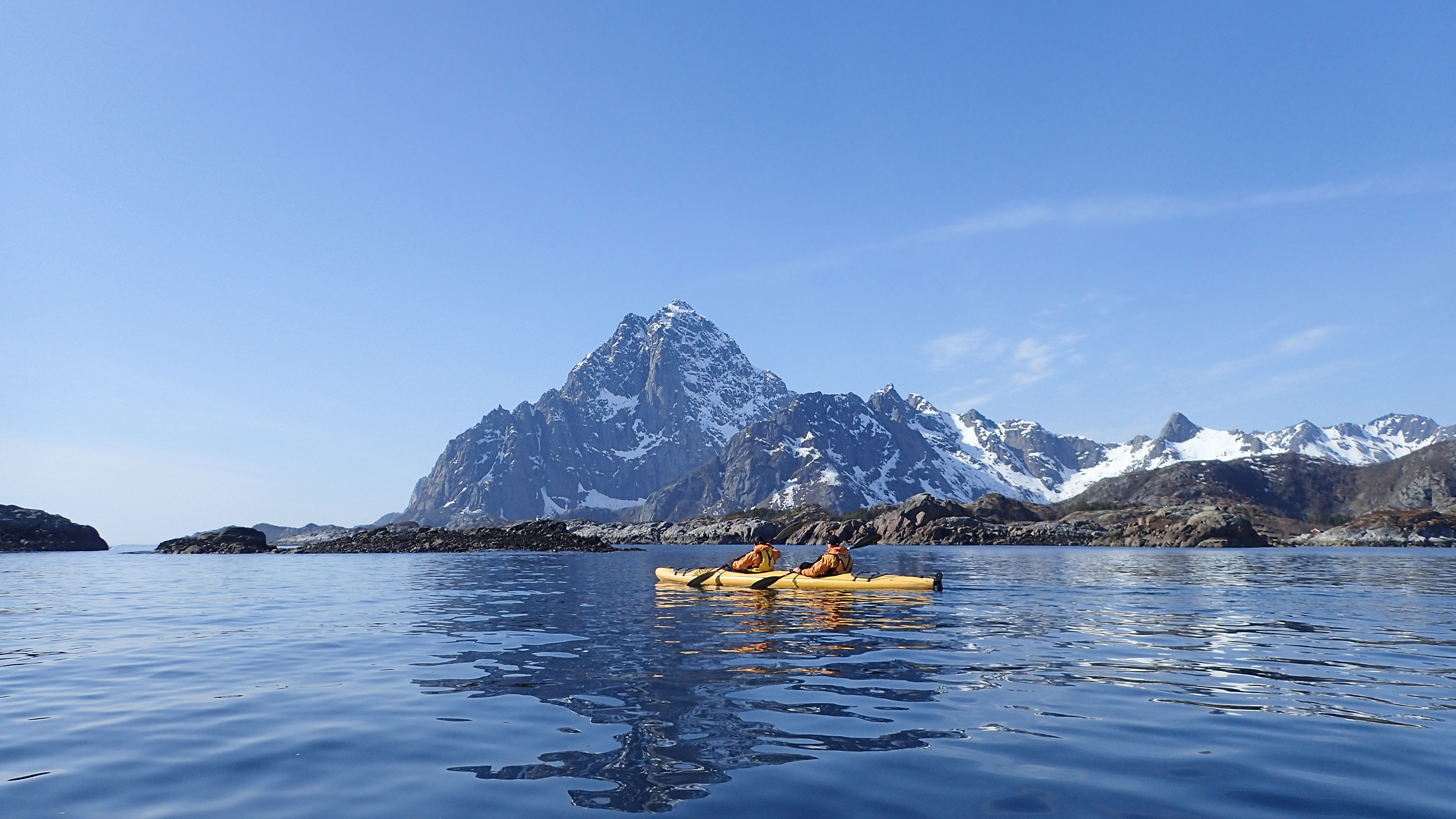 UT MOT HAVET: Fint ut fra start. Foto: Jann Engstad