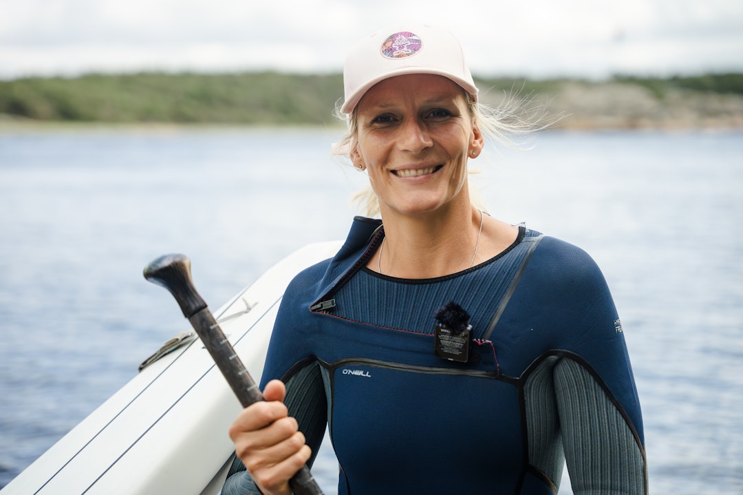 ENDA EN VANNSPORT: I følge Oda er SUP foil den nye folkesporten. Foto: Christian Nerdrum ENDA EN VANNSPORT: I følge Oda er SUP foil den nye folkesporten. Foto: Christian Nerdrum