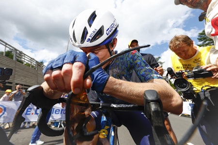 Jonas Vingegaard rett etter målpassering. Foto: Cor Vos Jonas Vingegaard rett etter målpassering. Foto: Cor Vos