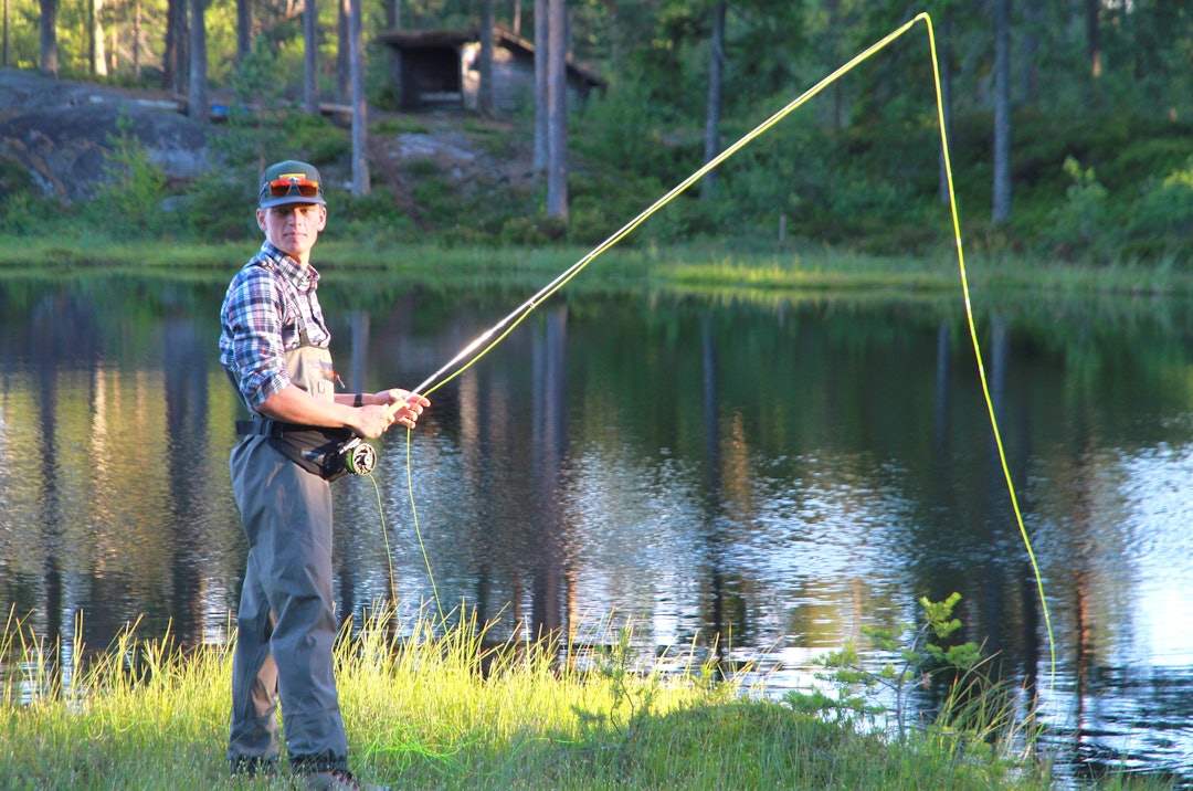 NYE UTFORDRINGER VENTER: Fluefiske er gøy, men sesongen store mål ser selvsagt OL i Paris for Knut Røhme. NYE UTFORDRINGER VENTER: Fluefiske er gøy, men sesongen store mål ser selvsagt OL i Paris for Knut Røhme.