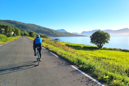 SYKKELIDYLL: Narvikregionen byr på flotte sykkelopplevelser. Foto: privat SYKKELIDYLL: Narvikregionen byr på flotte sykkelopplevelser. Foto: privat