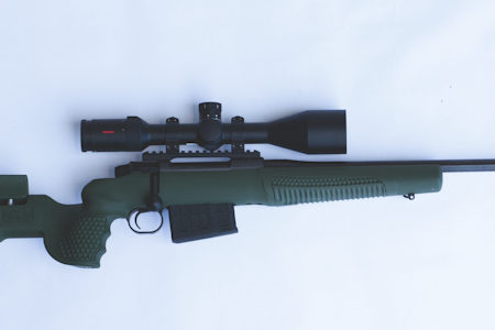 BRA KOLBE: GRS Fenris er en topp kolbe. Dessverre leverte ikke Mauser M18 den presisjonen en forventer fra Mauser på skytebanen. BRA KOLBE: GRS Fenris er en topp kolbe. Dessverre leverte ikke Mauser M18 den presisjonen en forventer fra Mauser på skytebanen.