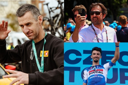 PRESTISJE-DUELL: Fabian Cancellara er i ferd med å gire opp sitt sveitsiske «klokke-prosjekt», men Kurt Asle Arvesen mener det bør være plass til dem begge, på tross av at Julian Alaphilippe blir å se i fargene til Tudor Pro Cycling neste sesong. FOTO: Cor Vos/Uno-X Mobility PRESTISJE-DUELL: Fabian Cancellara er i ferd med å gire opp sitt sveitsiske «klokke-prosjekt», men Kurt Asle Arvesen mener det bør være plass til dem begge, på tross av at Julian Alaphilippe blir å se i fargene til Tudor Pro Cycling neste sesong. FOTO: Cor Vos/Uno-X Mobility