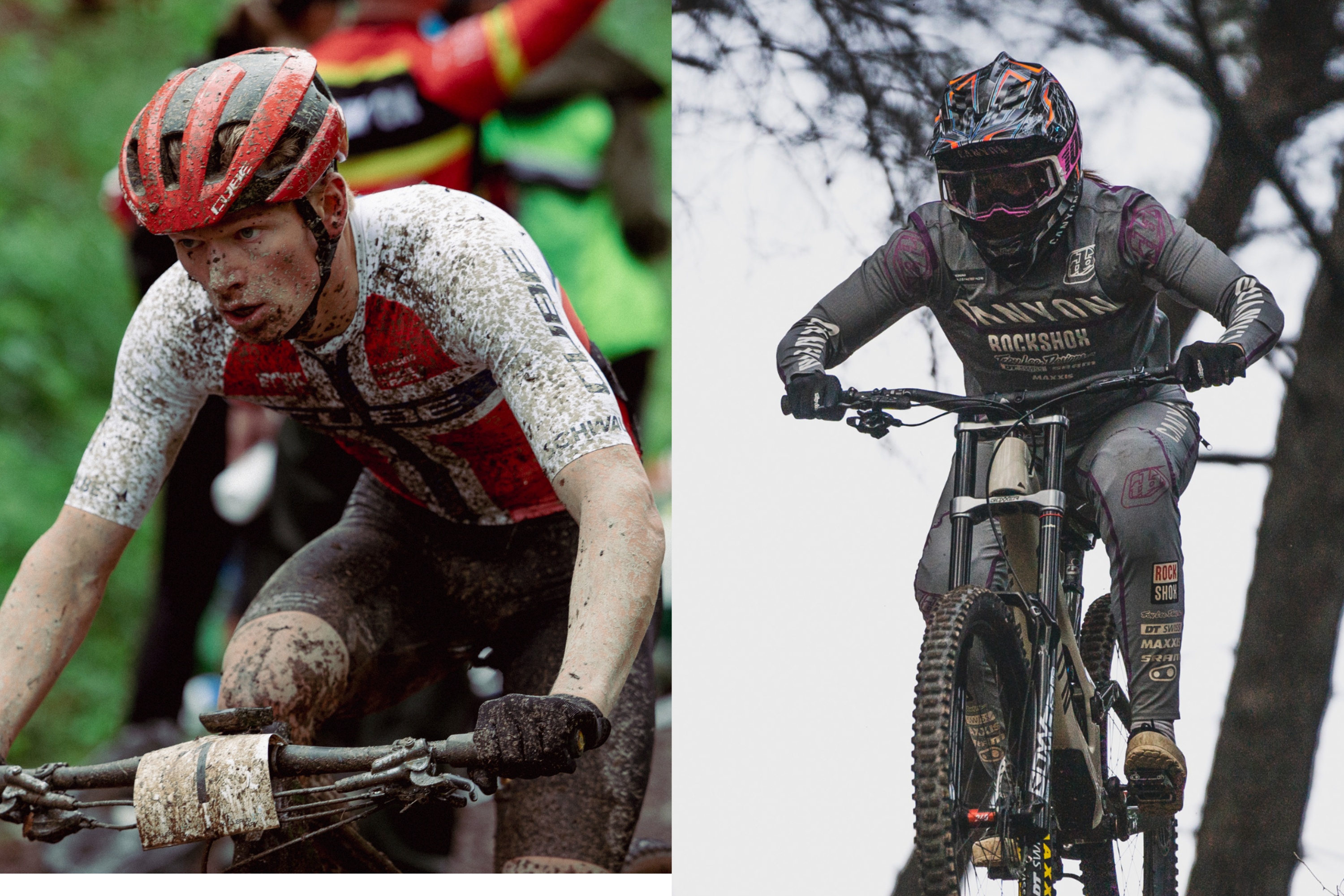 NORSKE HÅP I VM: Knut Røhme og Mille Johnset. Foto: Snorre Veggan/Matt Wragg