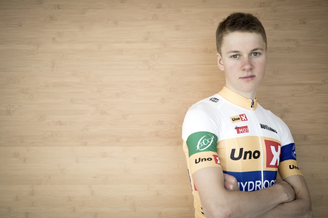 FJÆRVEKT: Jonas Abrahamsen anno 2017, før han ble en skikkelig plog. Foto: Kristof Ramon. FJÆRVEKT: Jonas Abrahamsen anno 2017, før han ble en skikkelig plog. Foto: Kristof Ramon.