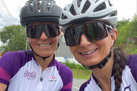 I ÅPENT LANDSKAP: Ingunn Marie Båstad i Babes on Wheels inviterer til gruppetur i Follo, på jentenes premisser. Foto: Privat. I ÅPENT LANDSKAP: Ingunn Marie Båstad i Babes on Wheels inviterer til gruppetur i Follo, på jentenes premisser. Foto: Privat.