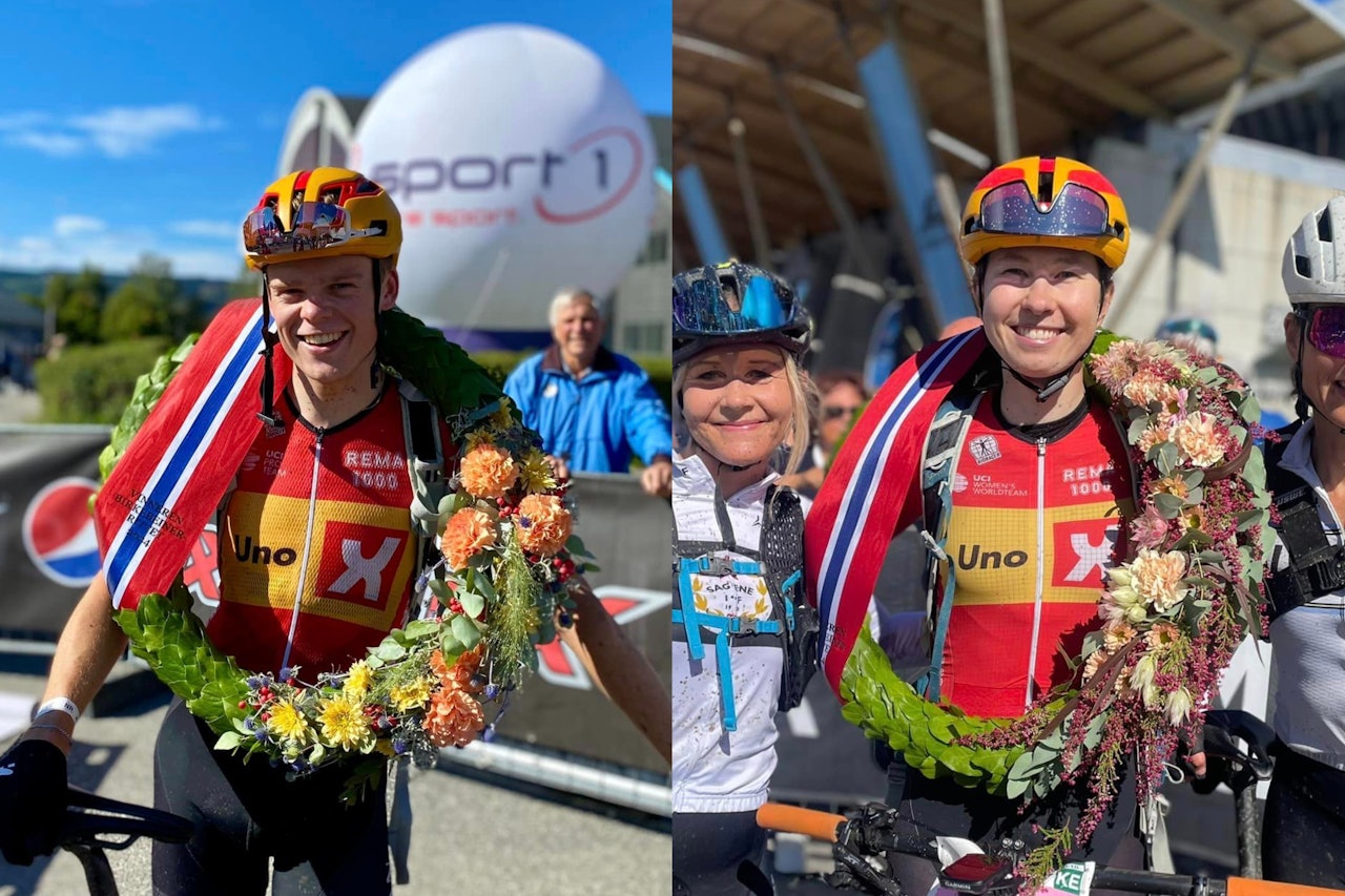 VANT IGJEN: Ådne Holter og Marte Berg Edseth gikk til topps for andre år på rad. Foto: Birken VANT IGJEN: Ådne Holter og Marte Berg Edseth gikk til topps for andre år på rad. Foto: Birken