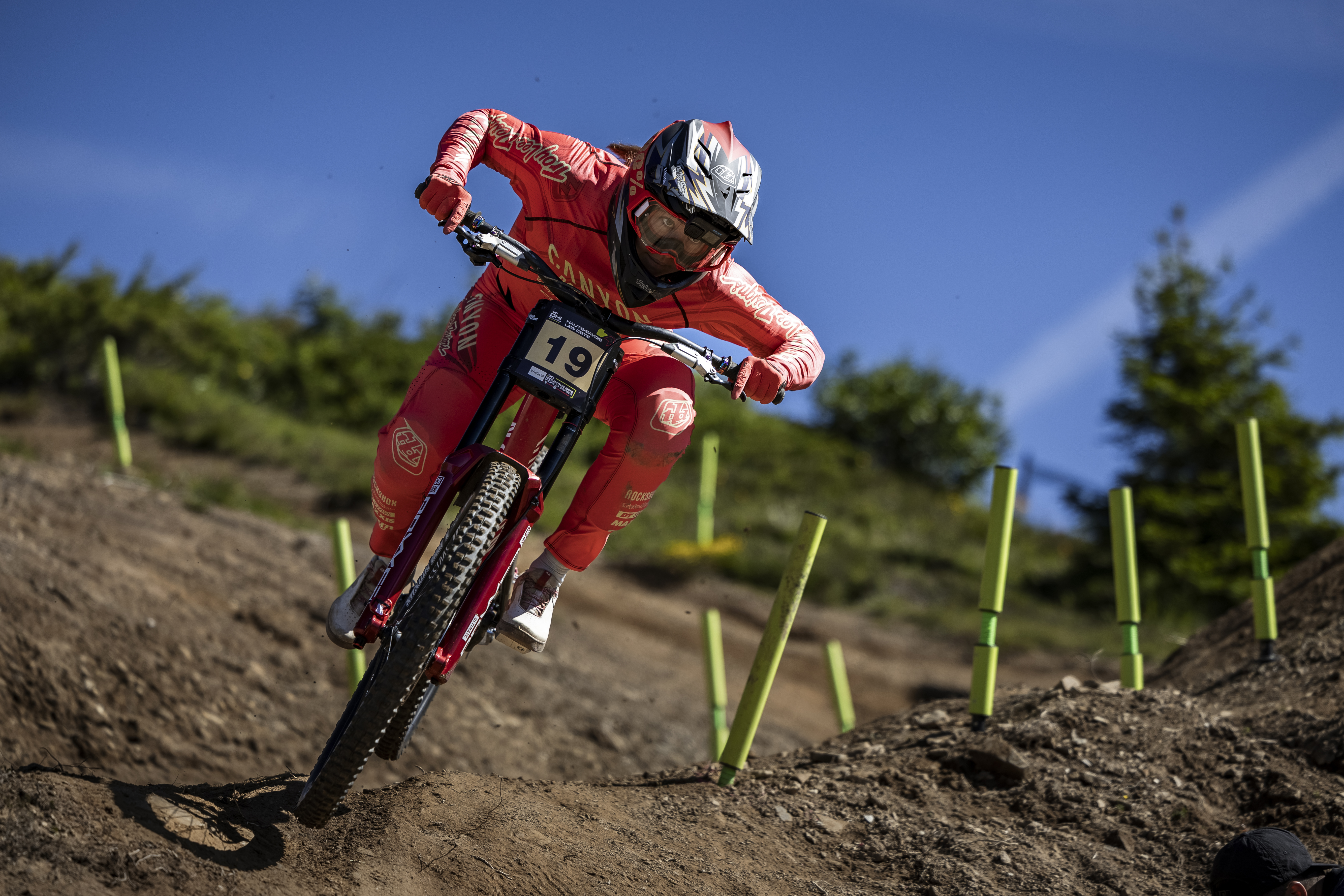 NÆR TOPP-TI: Mille Johnset, her i verdenscupen i Les Gets i juli. Foto: Karolina Krasinska / Red Bull Content Pool