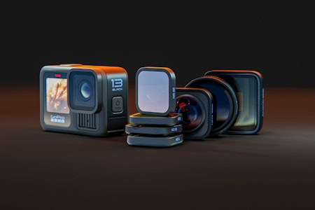 LINSEFEST: Med det nye kameraet lanserer GoPro en haugevis av nye linser. En ny Ultra Wide, Makro, Anamorfisk og ND-filtere. Foto: GoPro LINSEFEST: Med det nye kameraet lanserer GoPro en haugevis av nye linser. En ny Ultra Wide, Makro, Anamorfisk og ND-filtere. Foto: GoPro