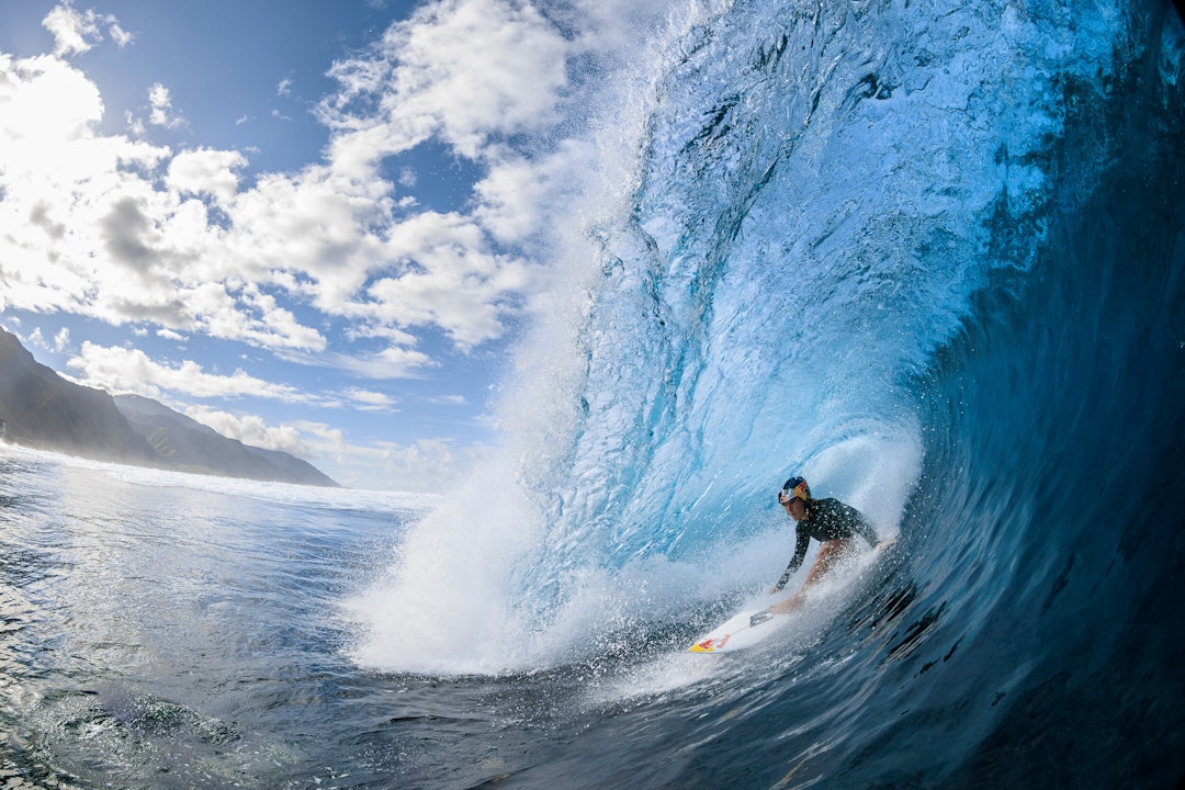 TAHITI: Caity Simmers var også med det amerikanske landslaget til OL i «Paris». Foto: Domenic Mosqueira TAHITI: Caity Simmers var også med det amerikanske landslaget til OL i «Paris». Foto: Domenic Mosqueira