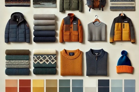 VINTERENS FARGER: Skulle du ha behov for nye klær i vinter, så er det stor sjans for at du ender opp med en av disse fargene. Ill: AI VINTERENS FARGER: Skulle du ha behov for nye klær i vinter, så er det stor sjans for at du ender opp med en av disse fargene. Ill: AI