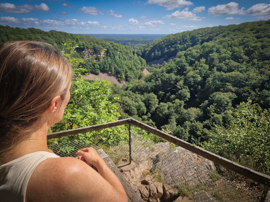 Skåne er ikke flatt! Her er utsikten fra Kopparhatten, over Skånes «Grand canyon». Foto: Harald Nyquist kopparhatten skåne