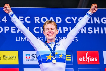 STRÅLTE: Felix Ørn-Kristoff hadde tunge stunder underveis, men på oppløpet var han sine to konkurrenter overlegne. Han har dermed klart en av bragdene også storebror Alexander har fått oppleve: Å bli europeisk mester. FOTO: Cor Vos STRÅLTE: Felix Ørn-Kristoff hadde tunge stunder underveis, men på oppløpet var han sine to konkurrenter overlegne. Han har dermed klart en av bragdene også storebror Alexander har fått oppleve: Å bli europeisk mester. FOTO: Cor Vos