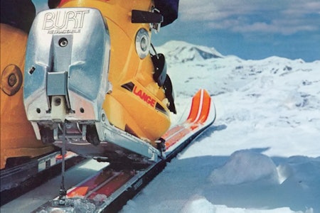 BURT: Tilbakeslagsbindingen Burt hadde en uttrekkbar vaier under bindingens helfeste BURT: Tilbakeslagsbindingen Burt hadde en uttrekkbar vaier under bindingens helfeste